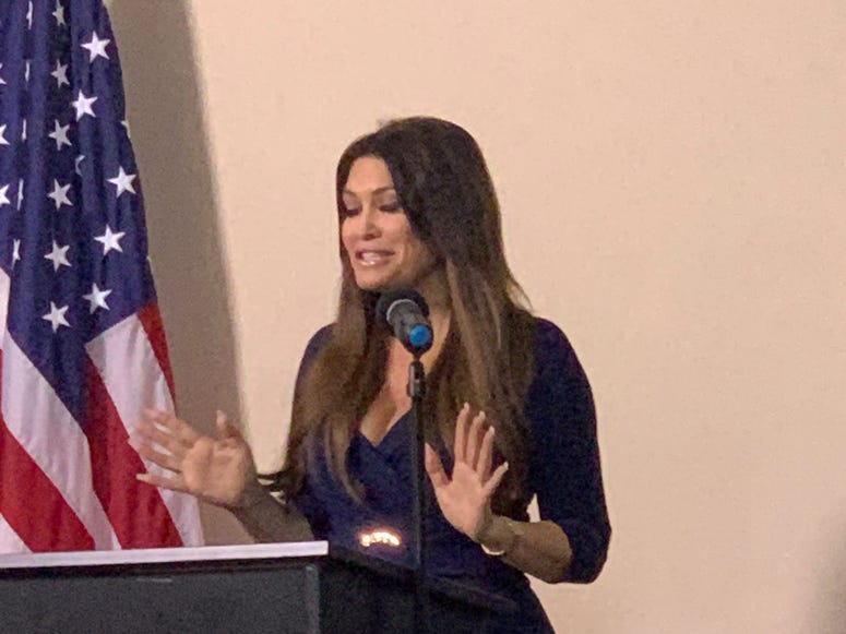 Kimberly Guilfoyle Speaks at Pop-Up Event - Steve Sinicropi