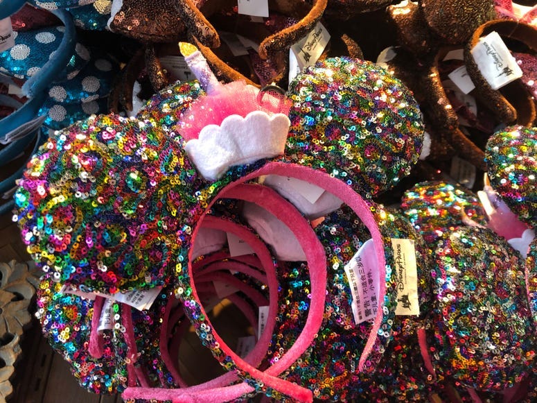 Birthday Cupcake Minnie Ears