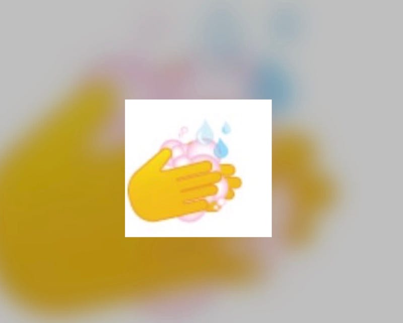 Handwashing emoji