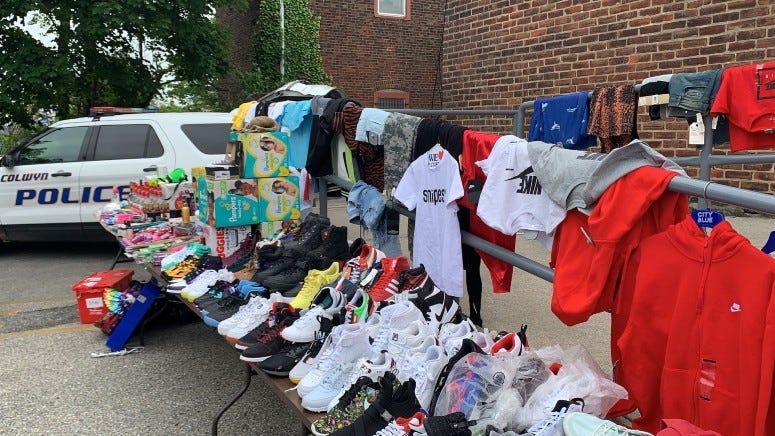 Delaware County police have recovered thousands of dollars of goods they say were looted during the protests