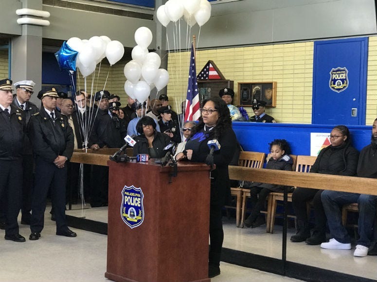 Inside the 22nd District police station where Sgt. Robert Wilson III once worked, hundreds gathered to honor the man who sacrificed his life to protect innocent civilians.