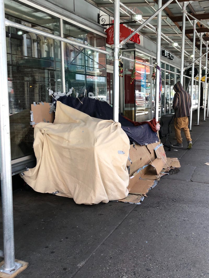 Homeless encampment