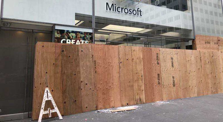 Looted Microsoft Store