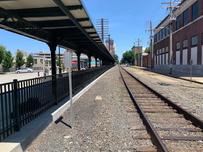The former Franklin Street Railroad Station in Reading (left) was refurbished and is now occupied by a brew pub.