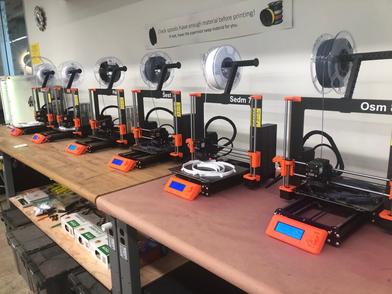Santa Clara University's 3D Printers