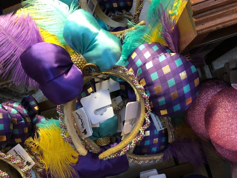 Mardi Gras Minnie Ears