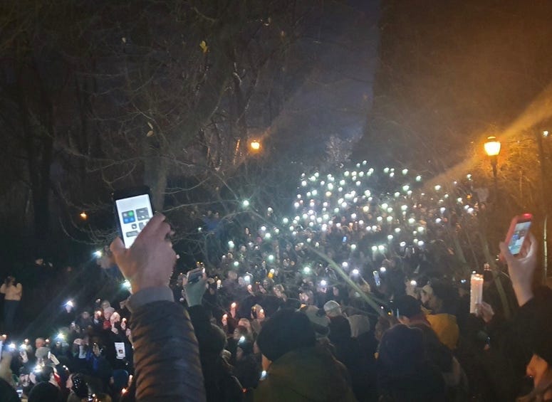 Vigil for Tessa Majors