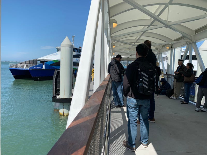 The Richmond Ferry Arrives at The San Francisco Ferry Building