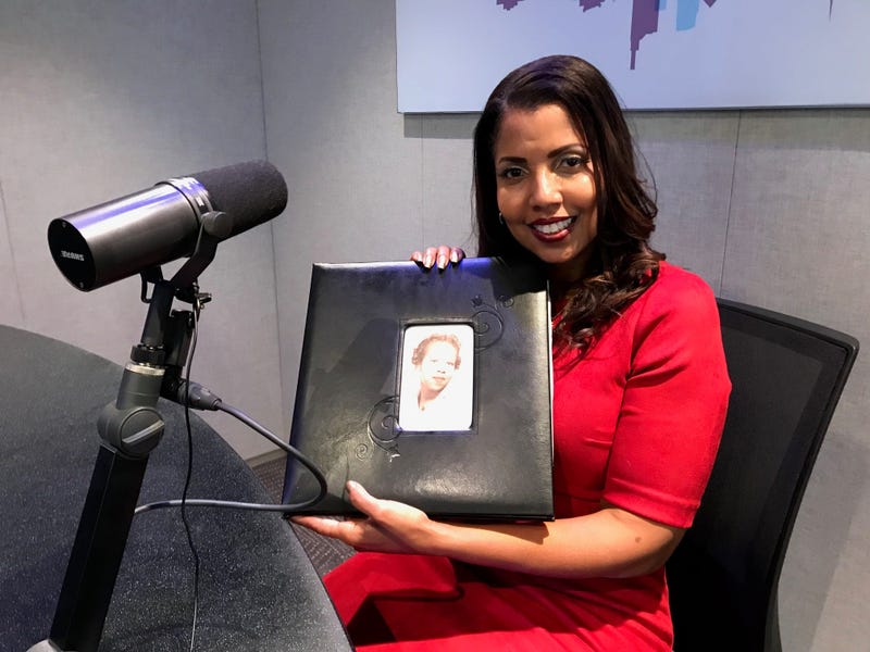 Faye Coleman shows a photograph of her mother, to whom the late African American playwright August Wilson wrote a series of love letters.