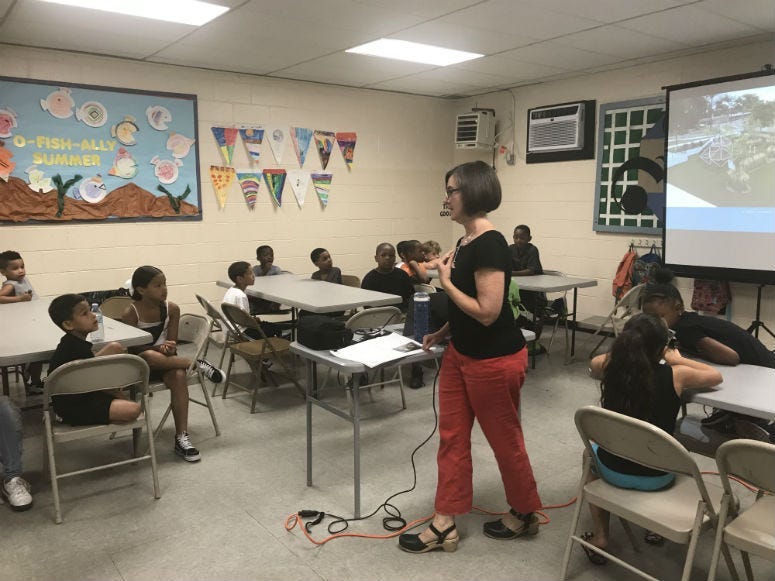 Philadelphia's tiniest residents get a chance to give their input on the redevelopment of a neighborhood park, and the job is no small task.