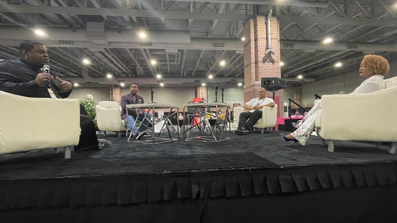 A roundtable discussion with Black authors at the NAACP National Convention in Atlantic City.