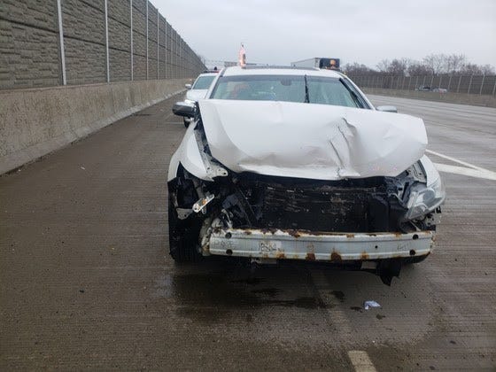 Woman charged with violating travel restriction after Indiana Toll Road crash