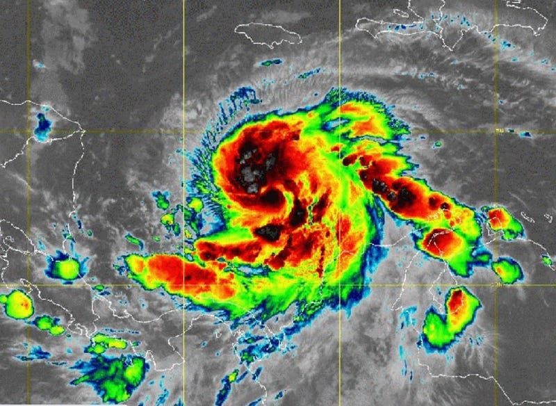 Hurricane Iota in Caribbean 11-15-20
