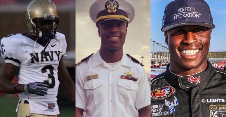 NASCAR driver Jesse Iwuji