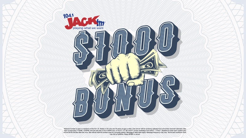 Jack's $1000 Bonus