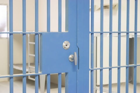 Blue Jail Cell