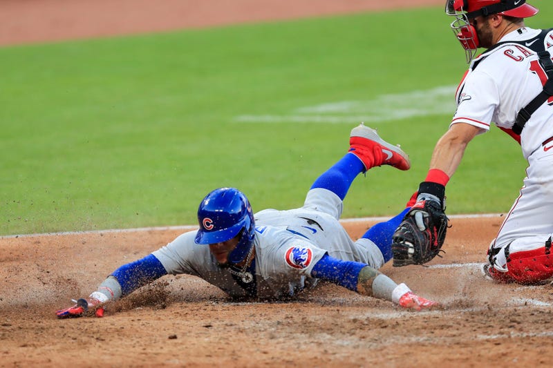 Baez Reds Cubs