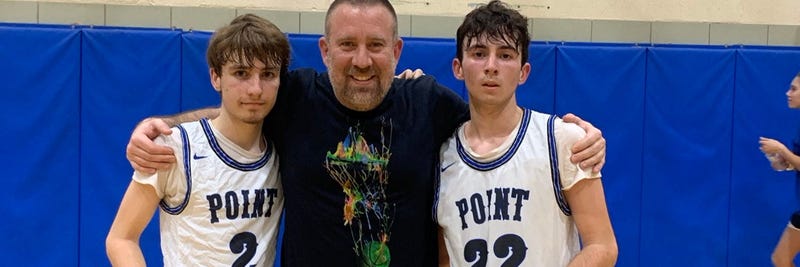 Proud Dad Jeremy Conn with his sons