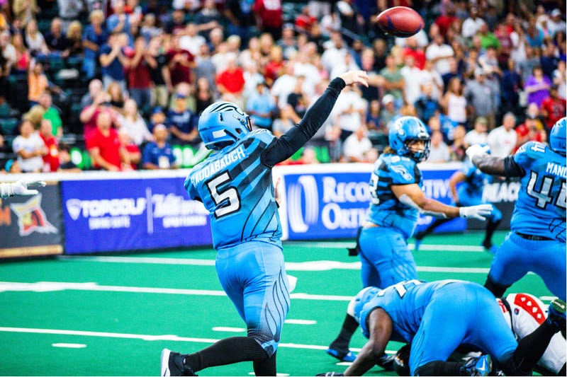 Philadelphia Soul quarterback Dan Raudabaugh