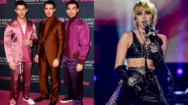 Jonas Brothers and Miley Cyrus