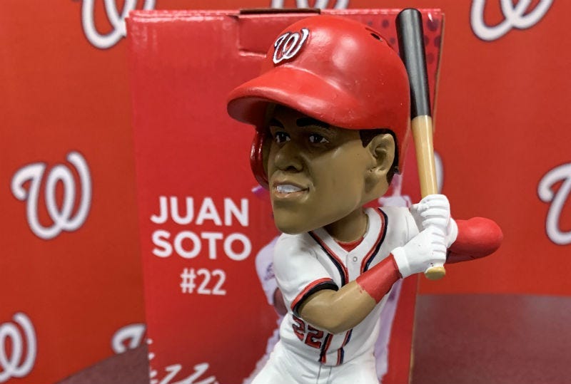 Juan Soto will be all smiles for his bobblehead giveaway