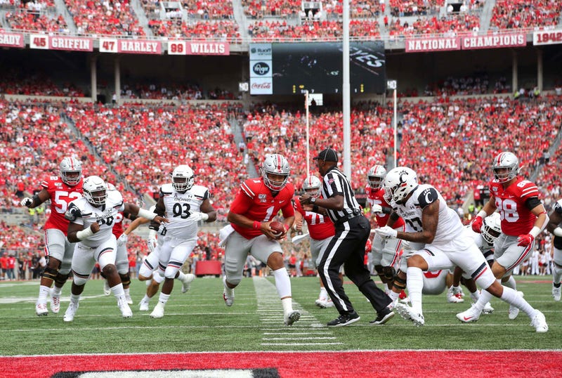 Ohio State quarterback Justin Fields