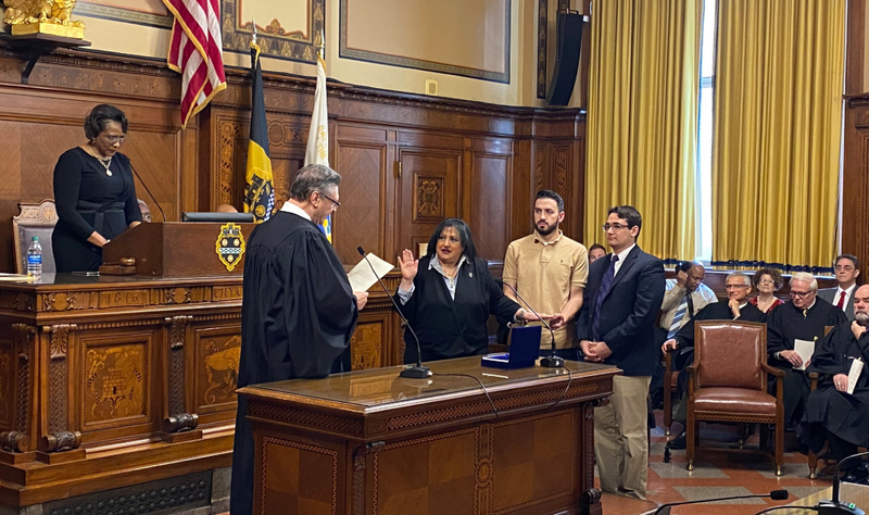 Theresa Kail-Smith sworn in as City Council President