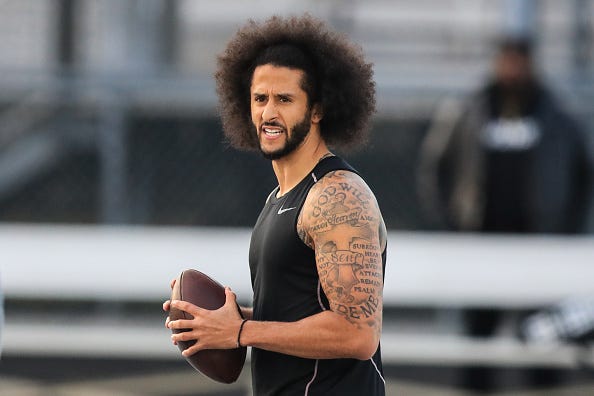 Colin Kaepernick works out for NFL teams.