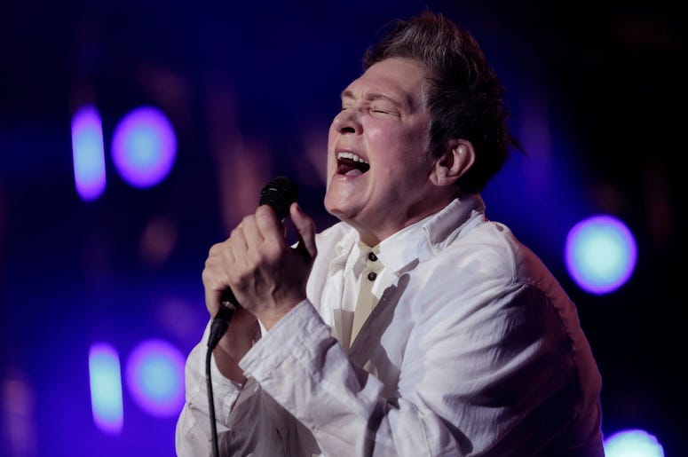 K.D. Lang performs live in concert.