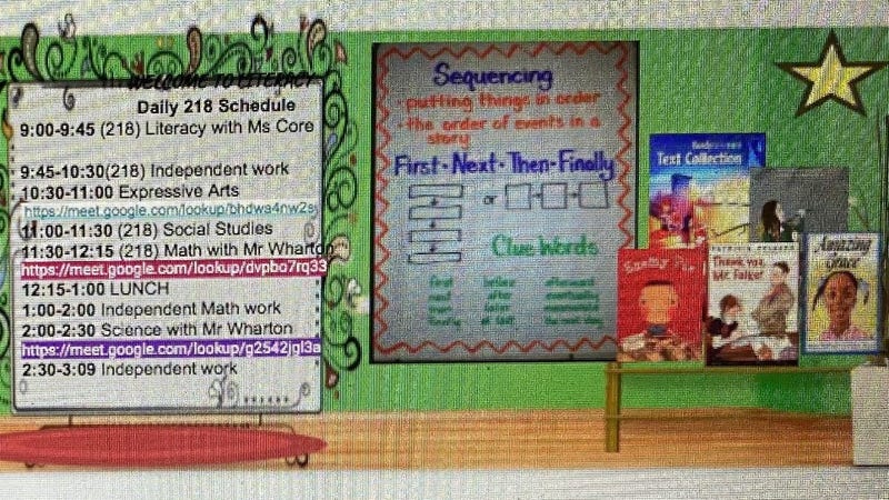 Keena Core's Bitmoji classroom