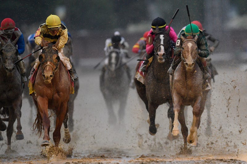 The horses racing at the 2019 Kentucky Derby