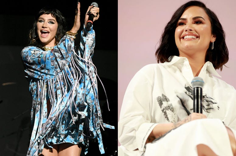 Kesha and Demi Lovato