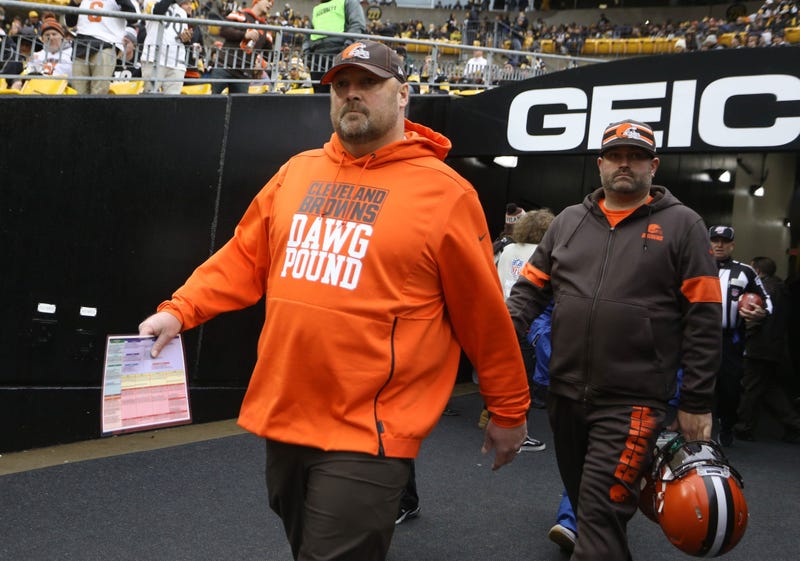 Browns head coach Freddie Kitchens