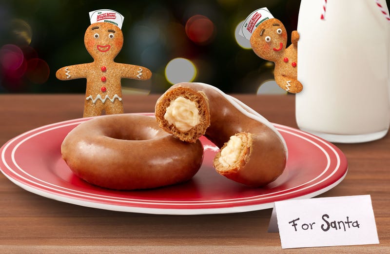 Gingerbread dougnuts from Krispy Kreme