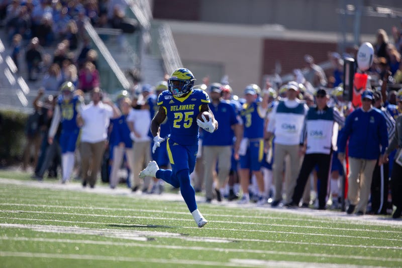 Delaware redshirt freshman running back Will Knight