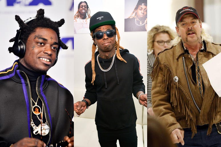 Kodak Black, Lil Wayne, Joe Exotic
