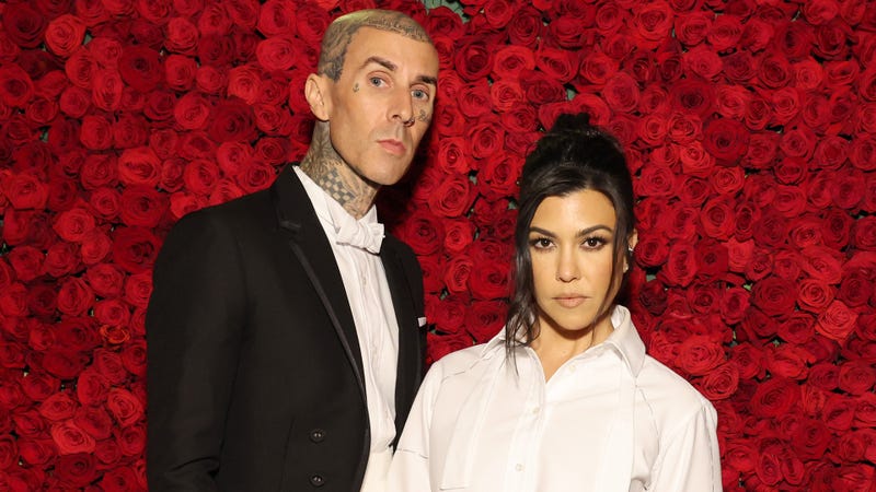 Travis Barker and Kourtney Kardashian
