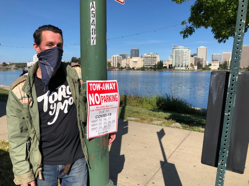 Lakegoers will see more signs warning of possible fines if they violate distancing orders at Lake Merritt.