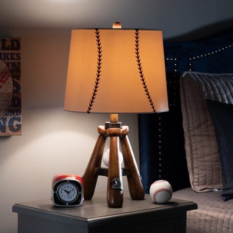 Baseball lamp from Overstock.