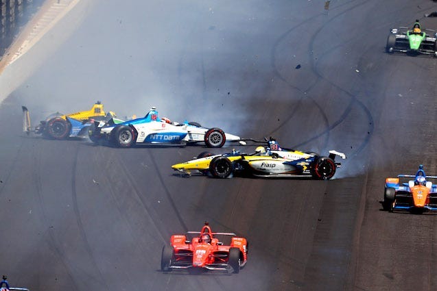 Lap 178 Crash At The 103rd Indianapolis 500