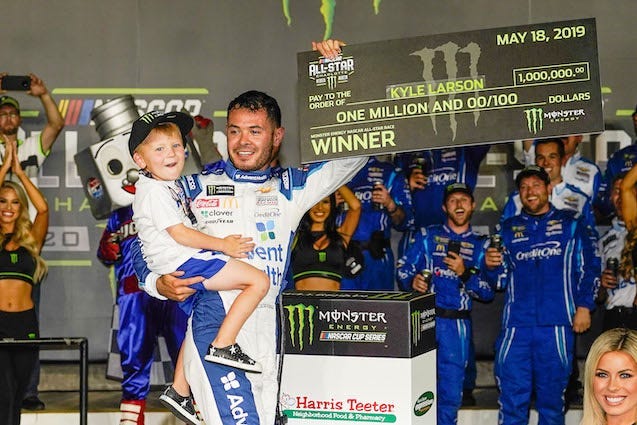 Chip Ganassi Racing's Kyle Larson Wins NASCAR All-Star Race In Charlotte