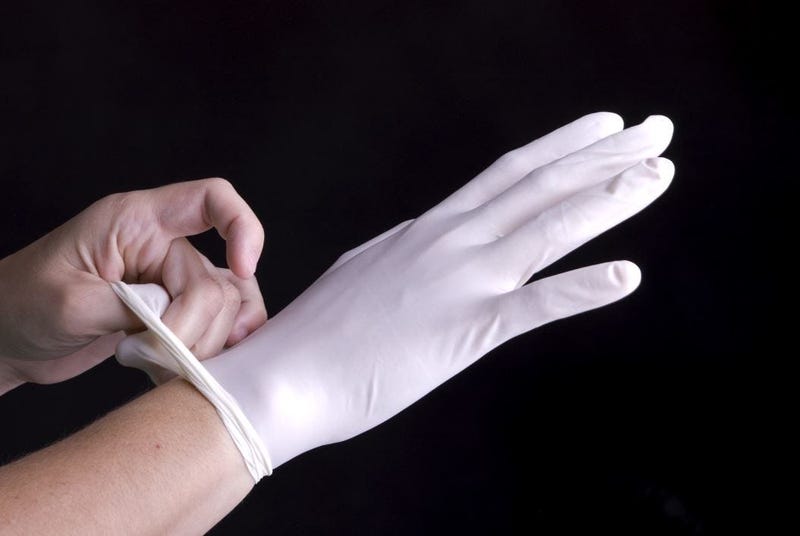 Latex gloves
