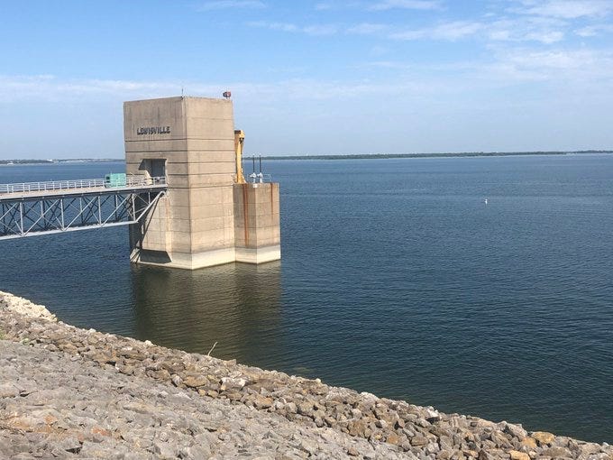 Lewisville Lake Dam