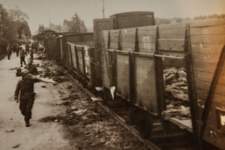 Boxcars at Dachau