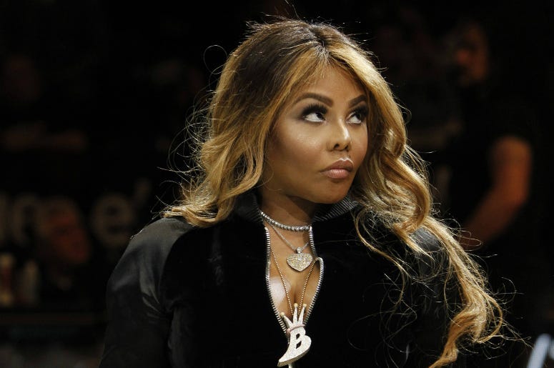 Lil Kim during the ceremony honoring The Notorious B.I.G. at "Biggie Night" at Barclays Center.