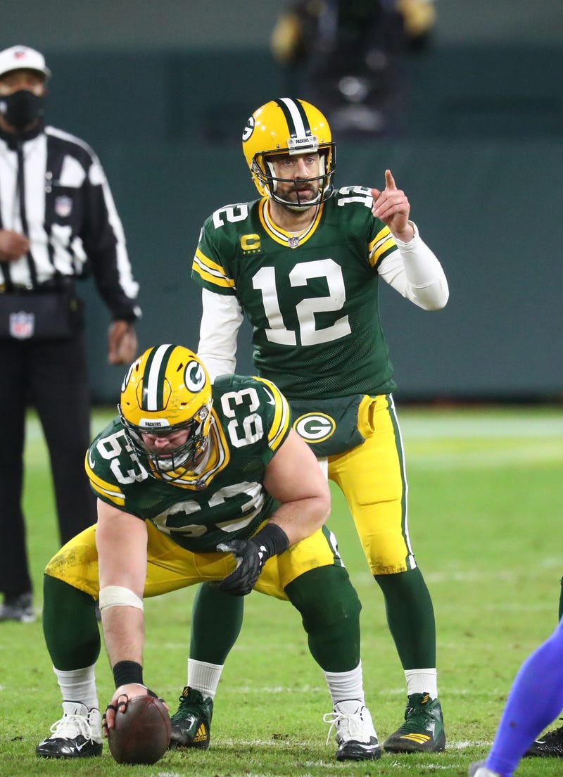 Corey Linsley Aaron Rodgers