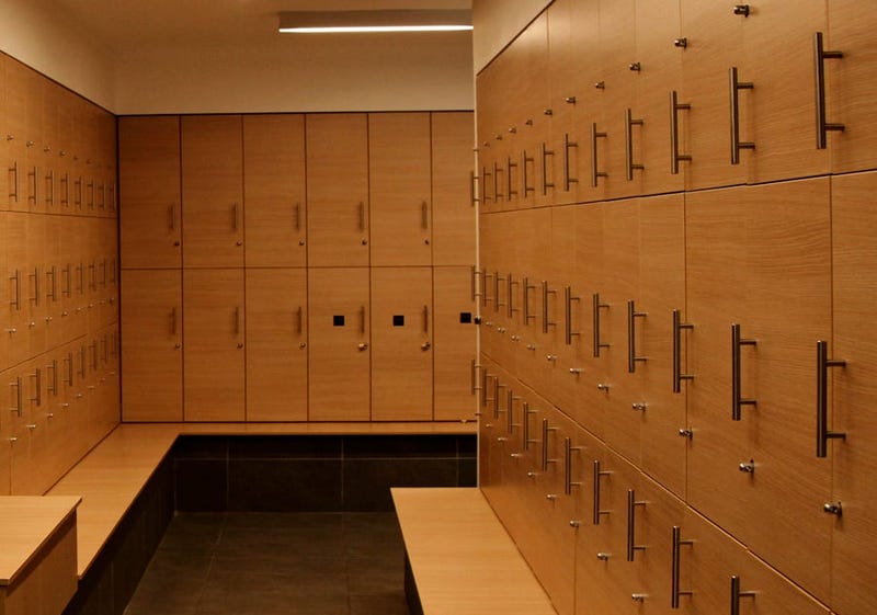 Locker room