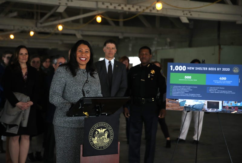 SF Mayor London Breed Announces City On Track To Meet 1,000 Shelter Bed Goal