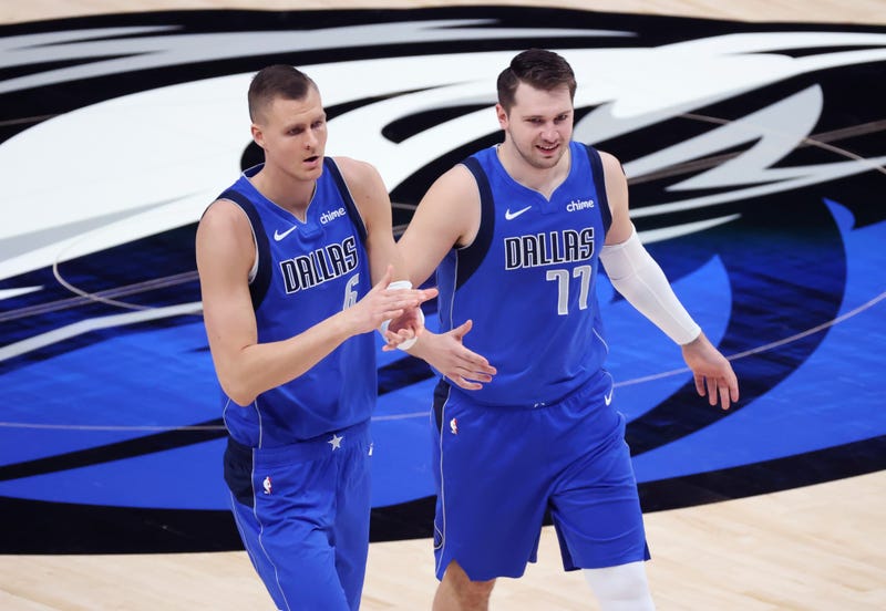 Kristaps Porzingis and Luka Doncic