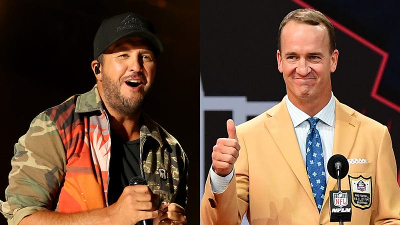 Luke Bryan and Peyton Manning